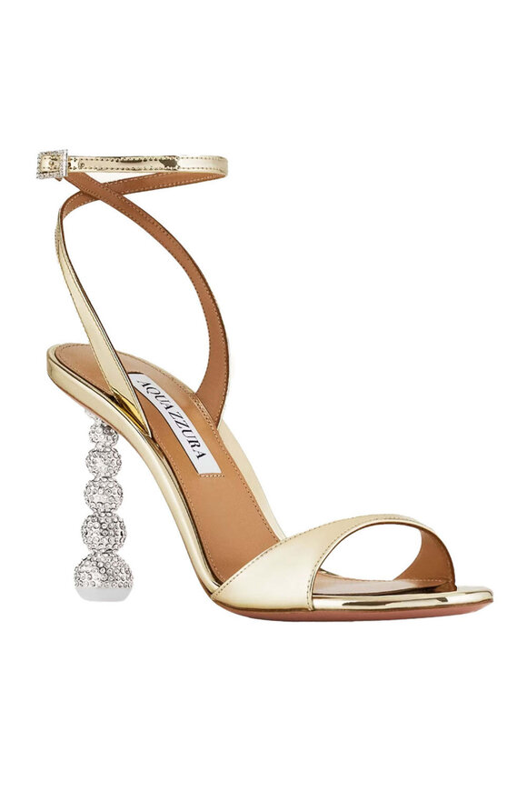 ◆正規品・新品◆Jimmy Choo(ジミーチュウ) Heloise Sandals Jimmy Choo - Heloise Silver Mirror Platform Sandal, 120mm