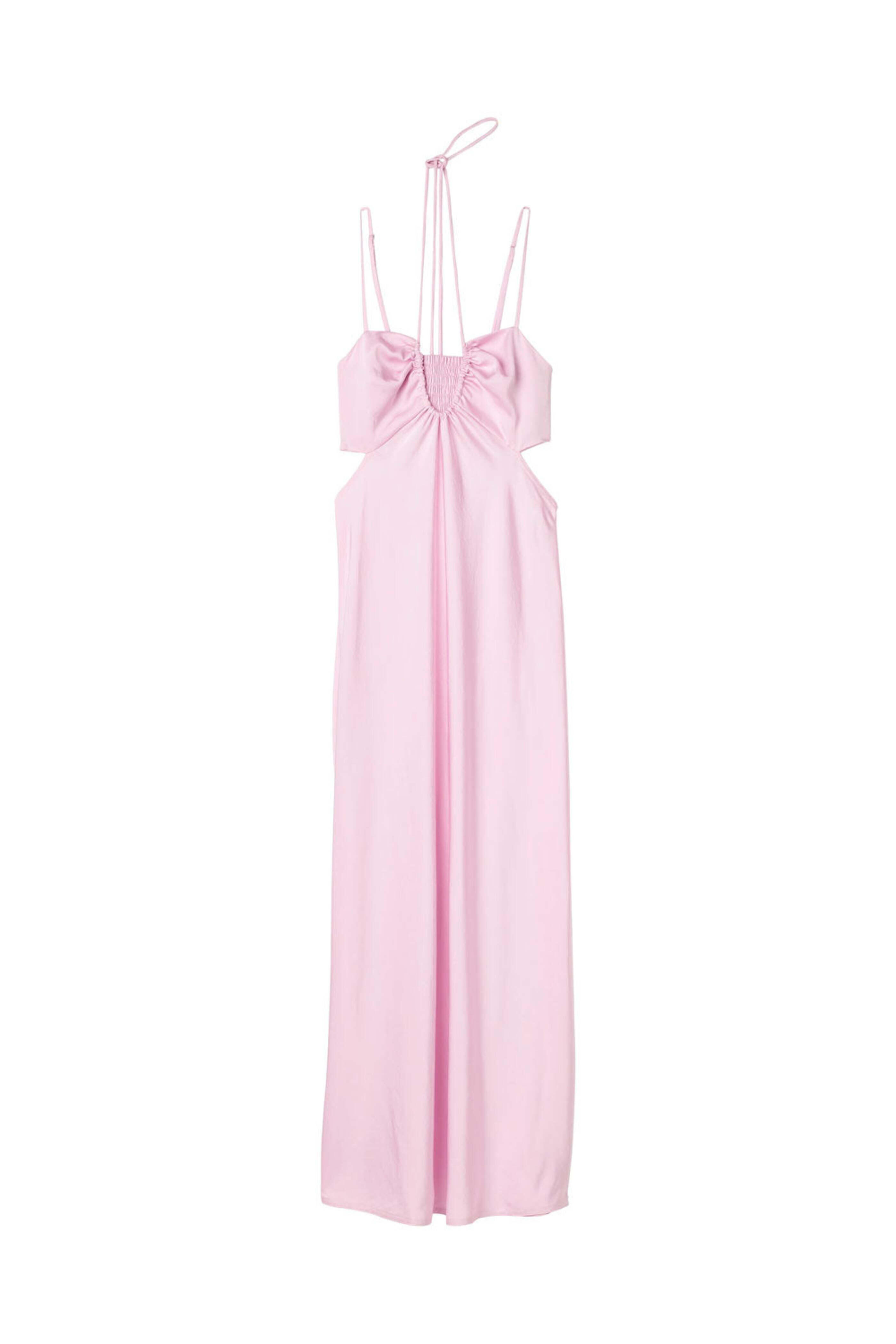 alc pink halter dress A.L.C