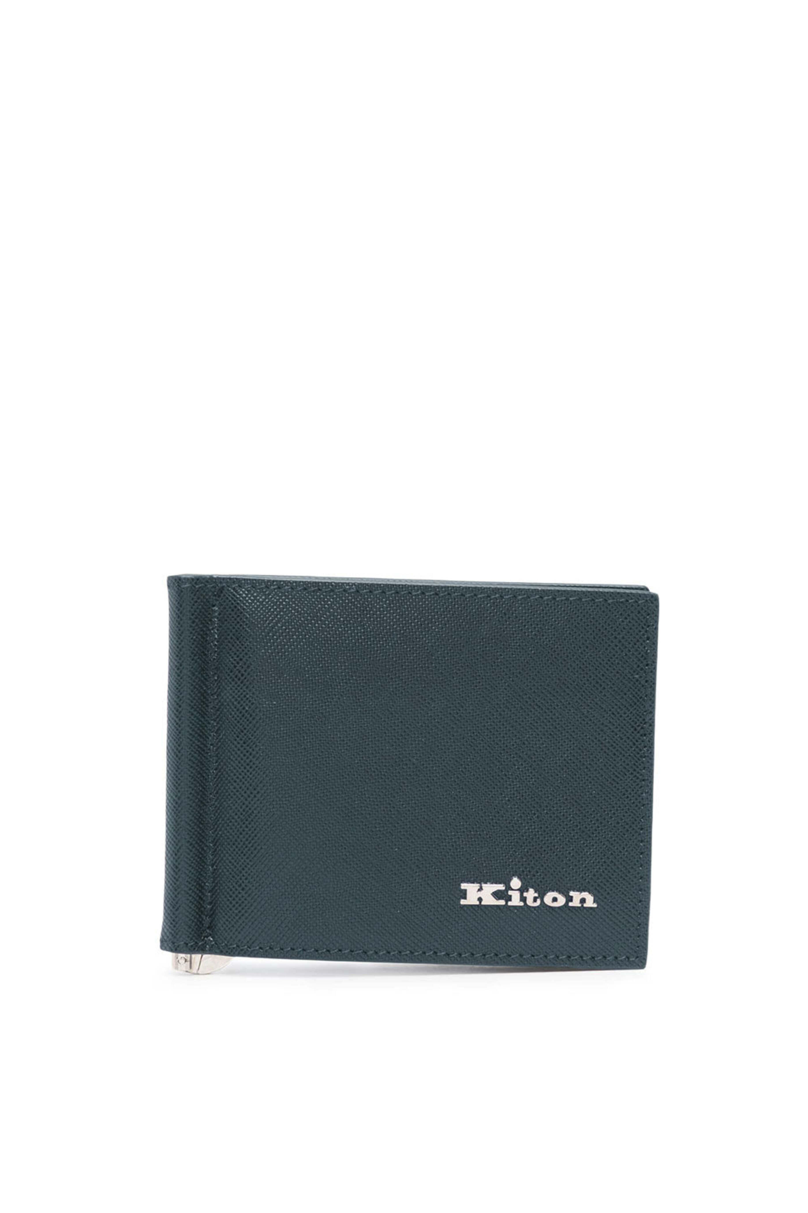 Kiton - Money Clip Wallet in Forrest
