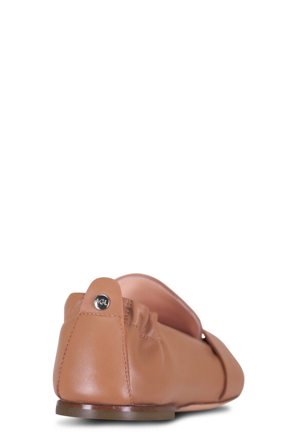 AGL - Cristiana Brown Soft Leather Moccasin