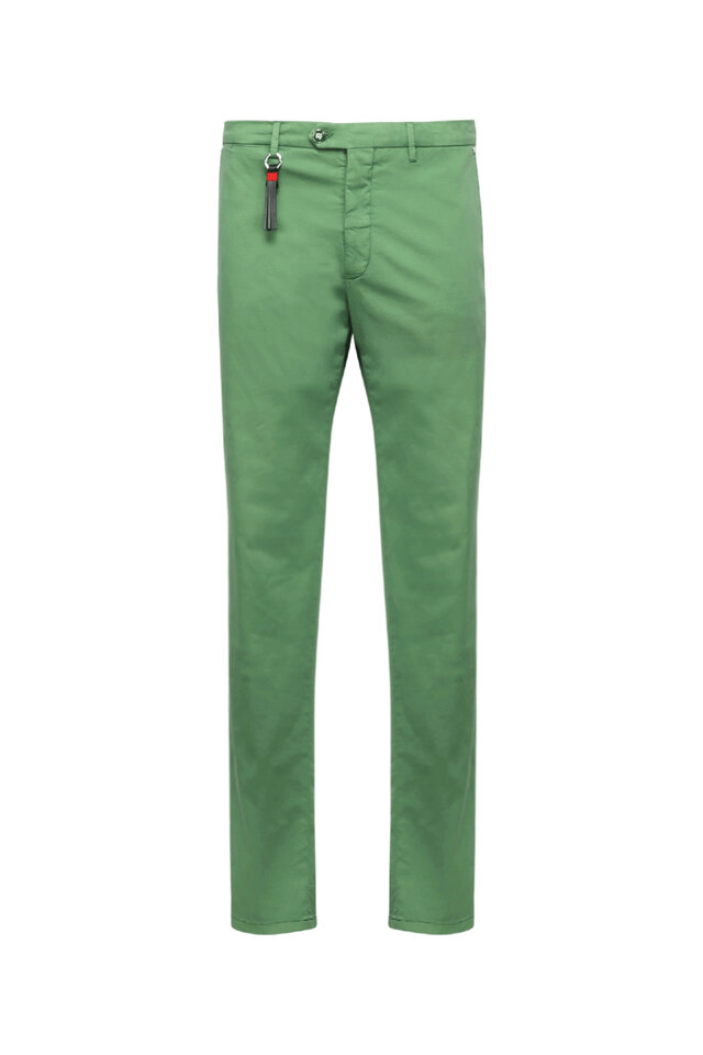 Marco Pescarolo - Sage Green Five Pocket Pant | Mitchell Stores