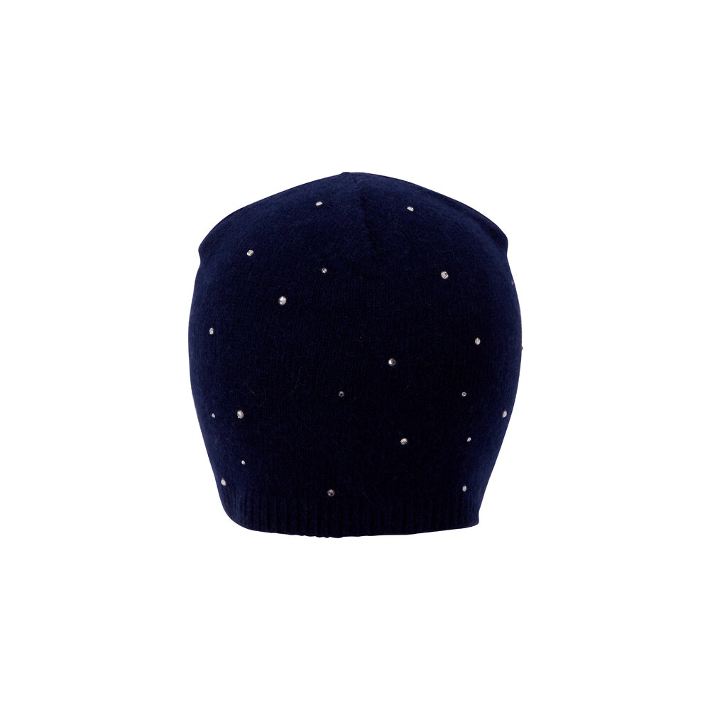 Carolyn Rowan Blue Beanie with White and Blue Sparkles uploading-1349463-jpg20221208-  main image 2