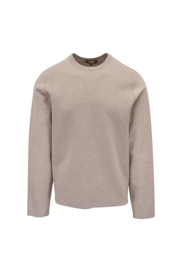Loro Piana Natural Breia Cashmere Crewneck