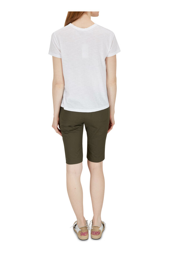 Vince - White Cotton Relaxed Fit T-Shirt