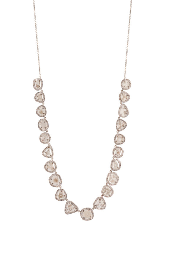 Kai Linz - 18K White Gold & Diamond Necklace