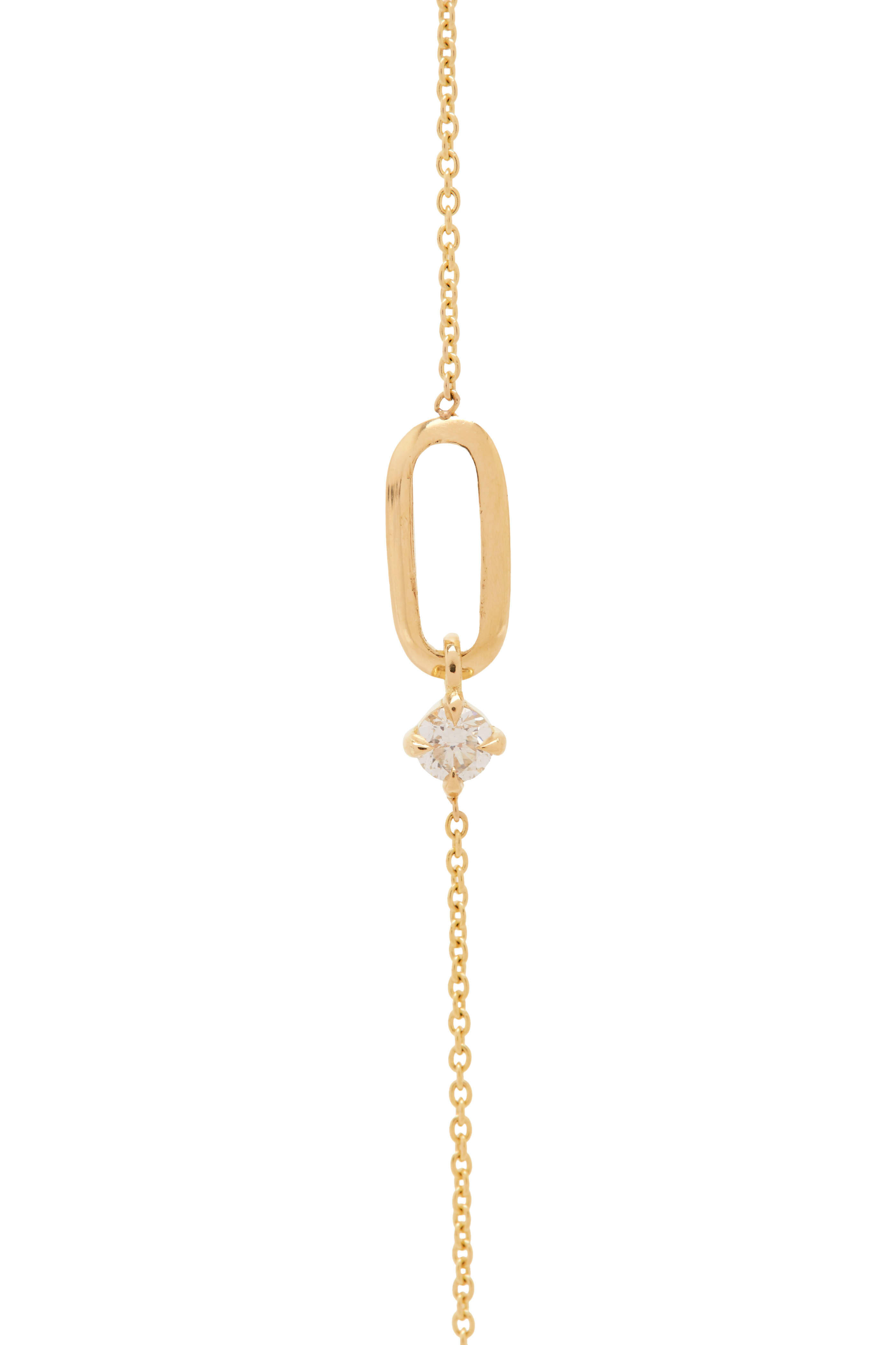 【Lizzie Mandler】OG Link and Diamond Bracelet Lizzie Mandler - OG Link White Diamond Bracelet | Mitchell