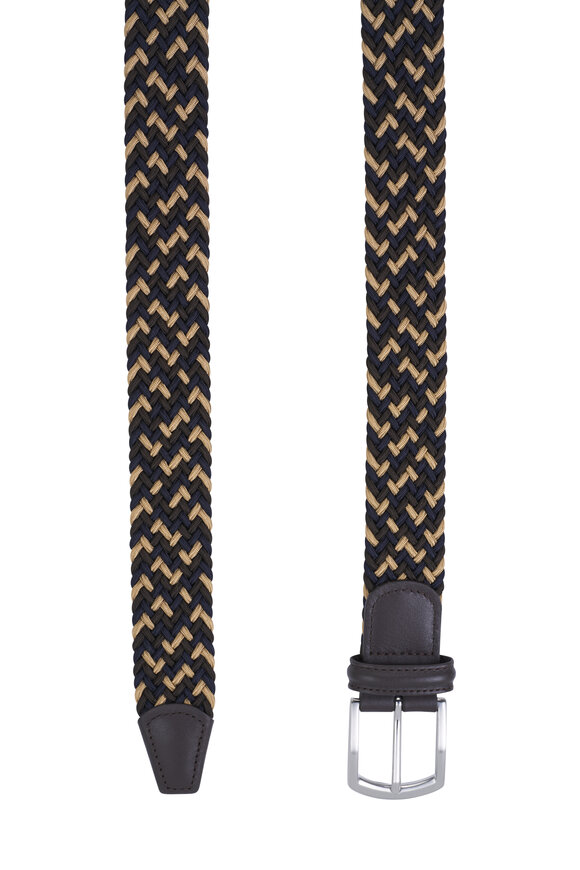 Anderson's - Gray & Taupe Elasticized Woven Belt