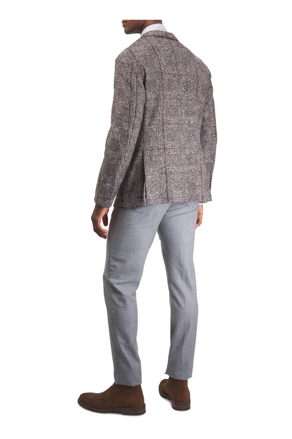 L.B.M. 1911 Brown & White Plaid Sportcoat - view 7