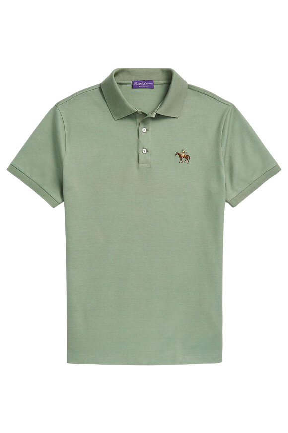 Ralph Lauren Purple Label - Green Cotton Piqué Polo