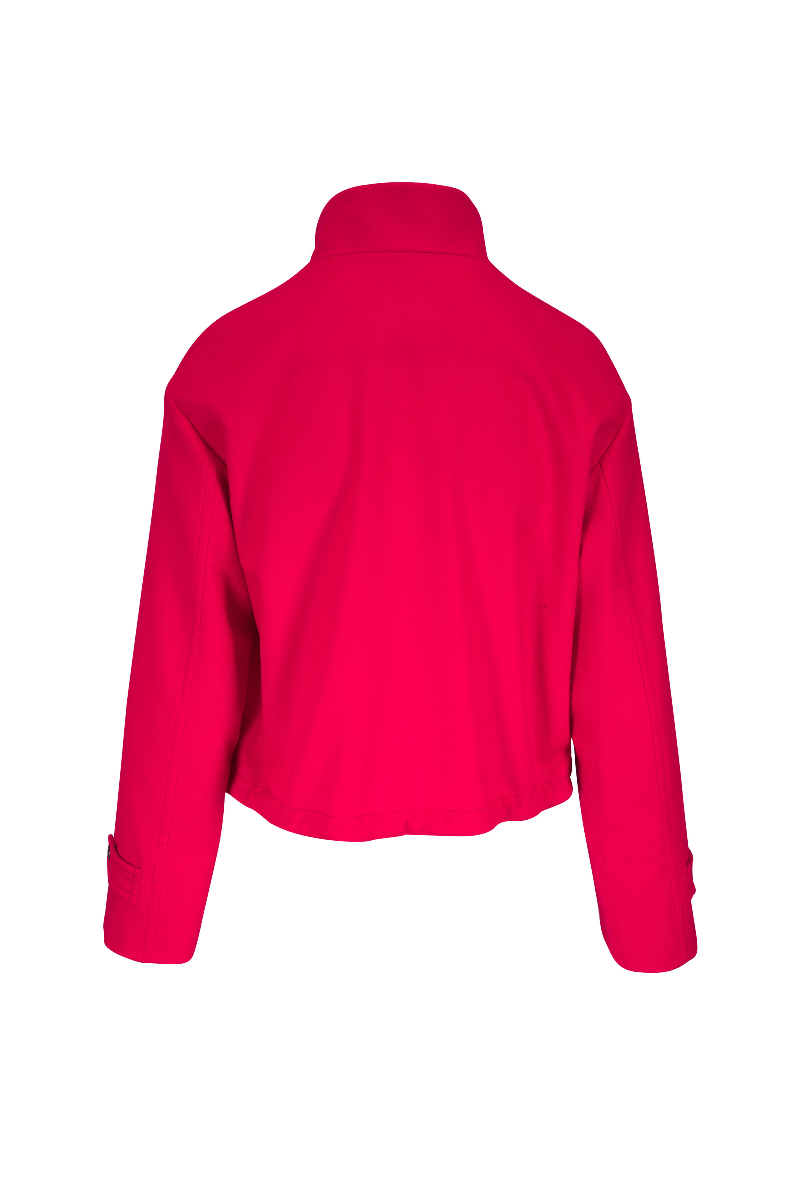 Akris Punto - Vermillion Red Boxy Jacket