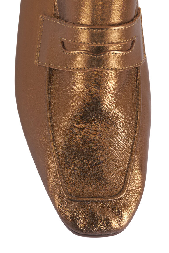 Sophique Milano Essenziale Bronze Leather Loafer - view 5