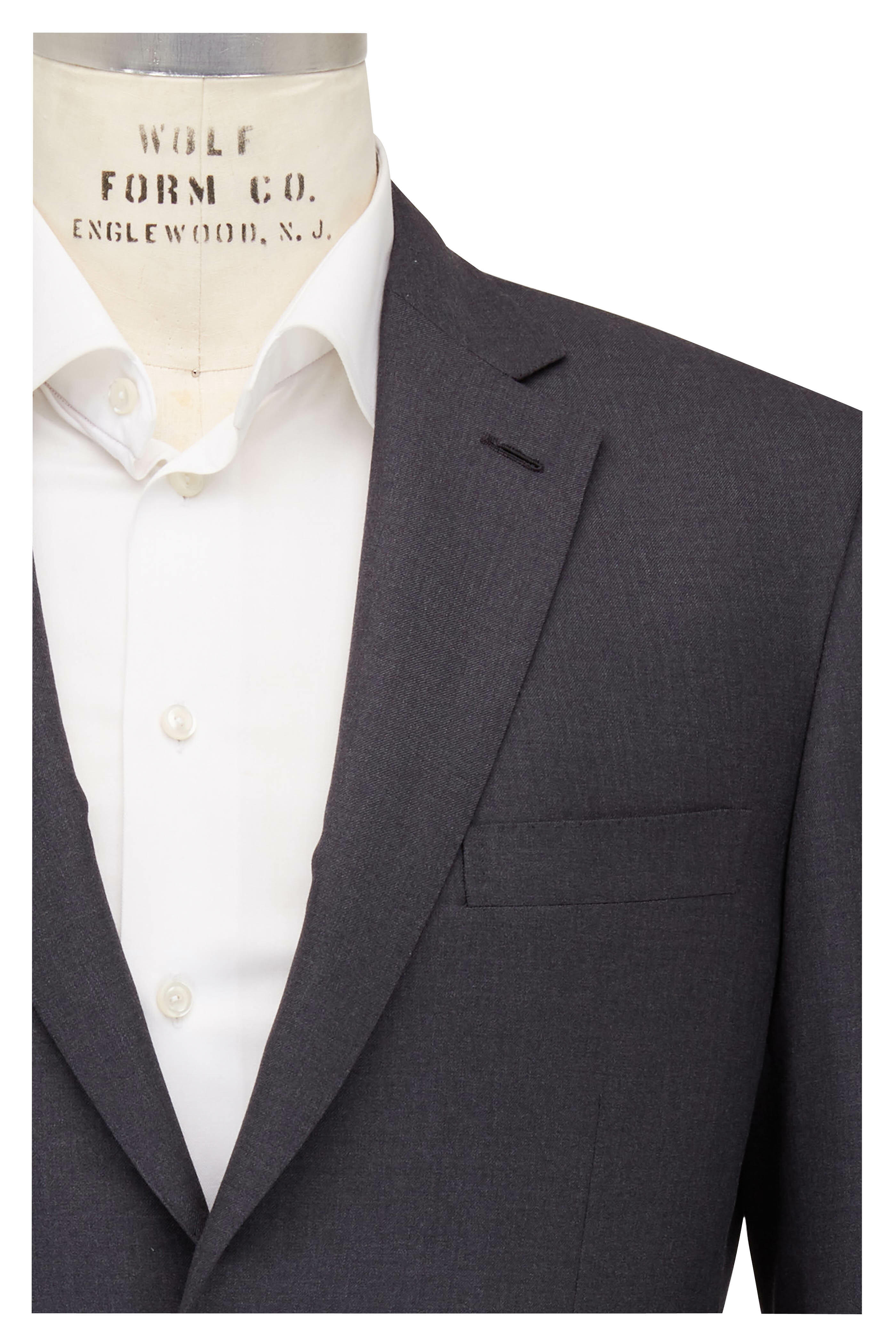 Brioni - Charcoal Gray Wool Suit | Mitchell Stores
