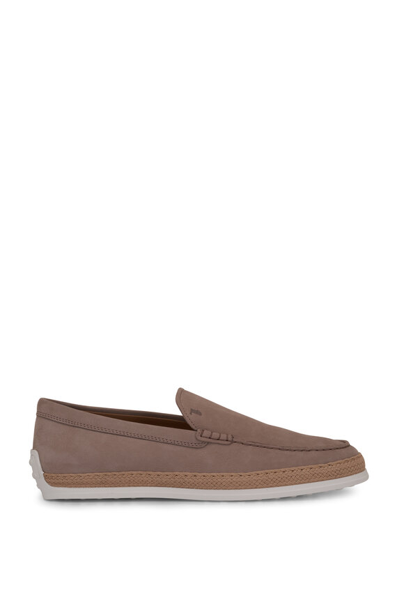 Tod's Sand Leather Espadrille Loafer - view 2