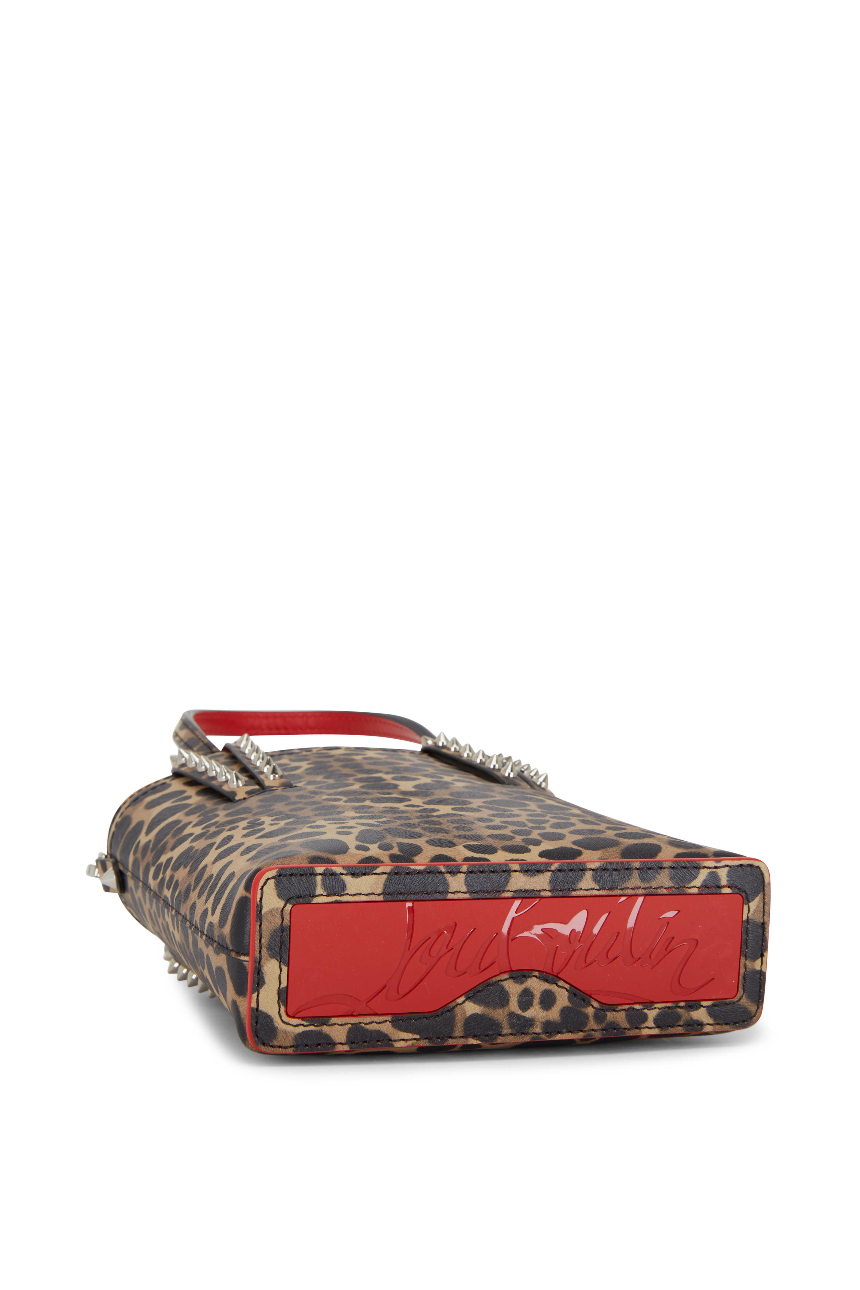 【関税送料込】Christian Louboutin Cabata N/S ミニトート Cabata mini - Tote bag - Raffia and calf leather - Natural