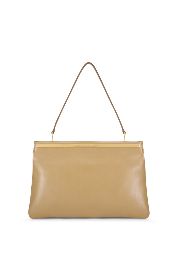 The Row Elise Mustard Leather Top Handle Bag - view 2