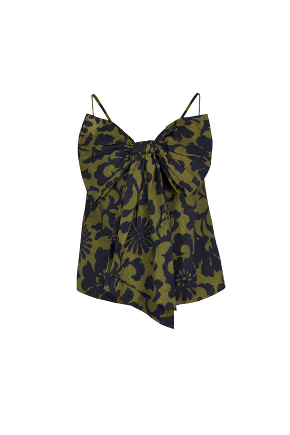 Essentiel Antwerp Jogs Green Large Bow Top - view 1