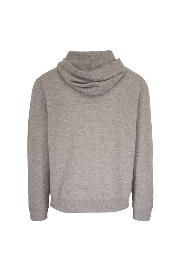 RLX Ralph Lauren Gray Cashmere Hoodie - view 4
