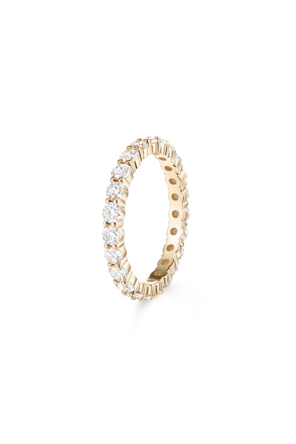 Melissa Kaye 18k Yellow Gold Diamond Sadie Eternity Band