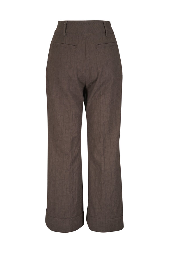 La DoubleJ Hendrix Solid Chocolate Rustic Cotton Pant - view 4
