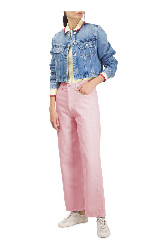 Agolde Ren Foundation Pink Wide Leg Jean - view 2