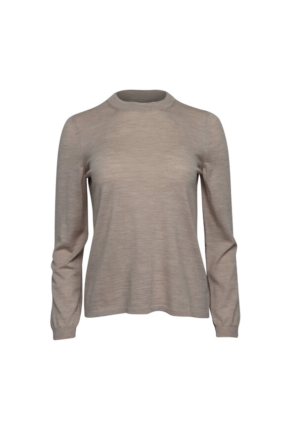 Rani Arabella Taupe Crewneck Sweater