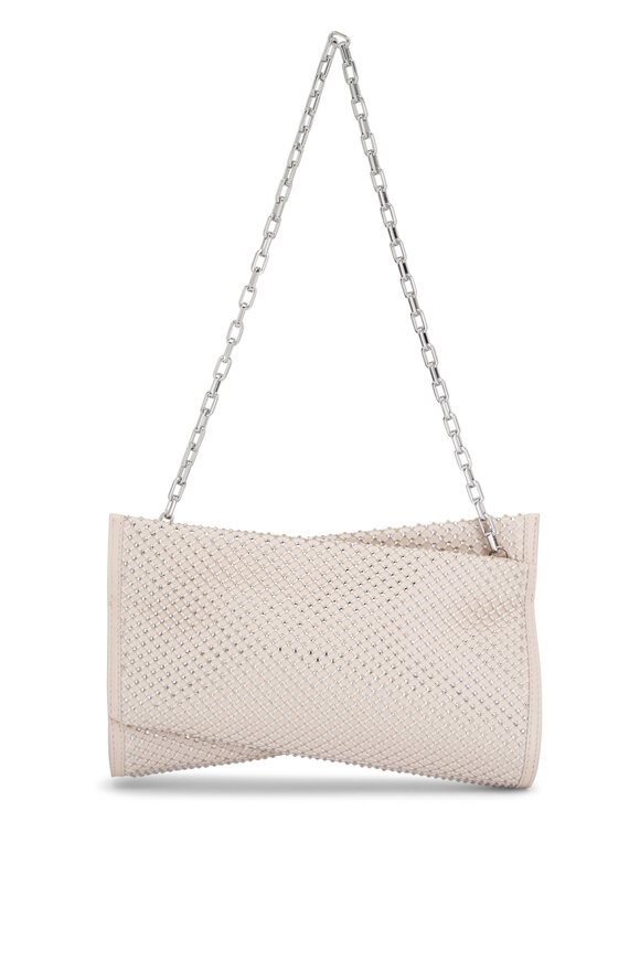 Christian Louboutin - Loubitwist Leche & Crystal Shoulder Bag