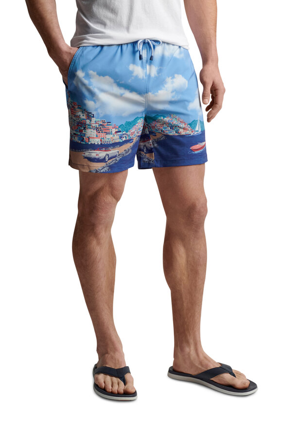 Peter Millar - Rain Showers Road To Riviera Swim Trunks