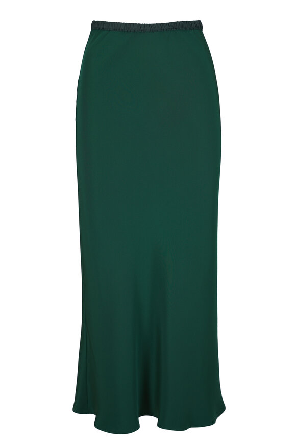 美品✨ALDa Latine Circulir Skirt モスグリーン Zimmermann - Everley Tiered Green Watercolor Floral Midi Skirt