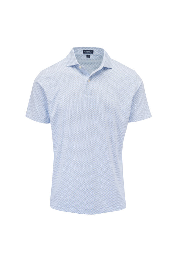 Peter Millar Mayfield White Performance Jersey Polo