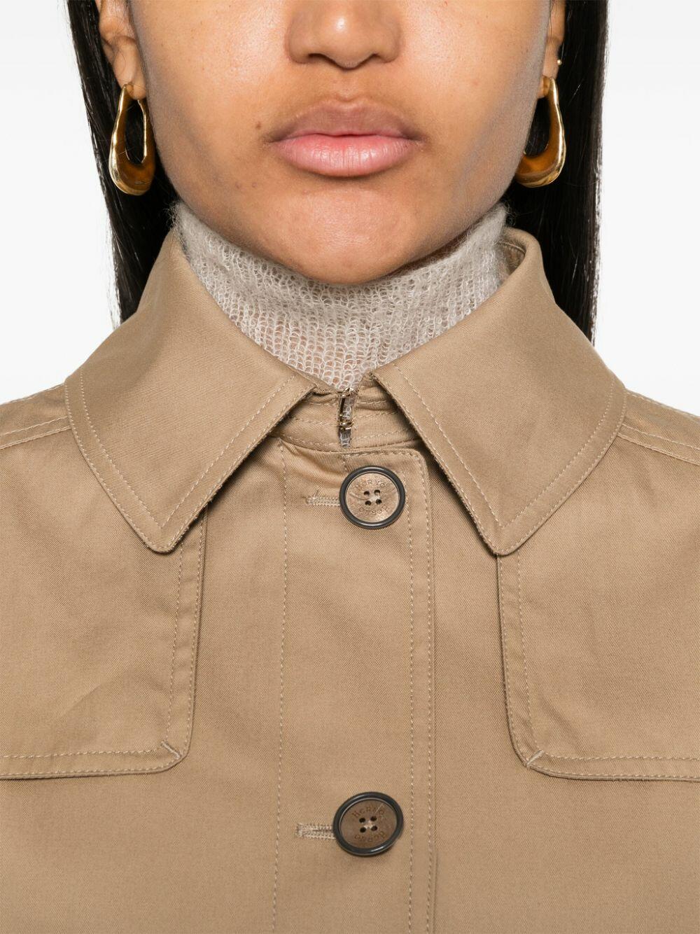 Herno - Delon Sand Cotton Trench Coat | Mitchell Stores