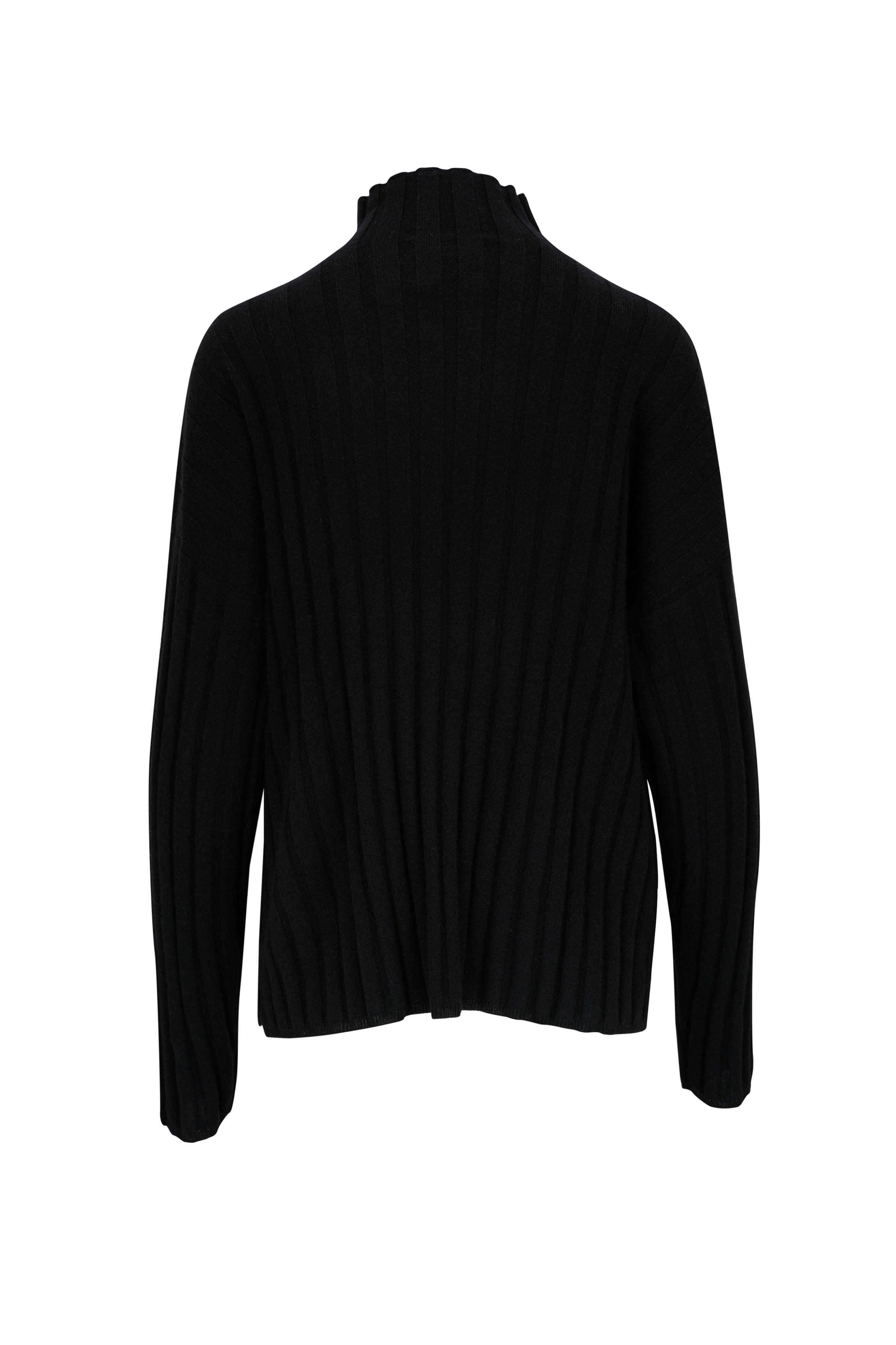 Lisa Yang - Inga Black Mock Neck Cashmere Sweater