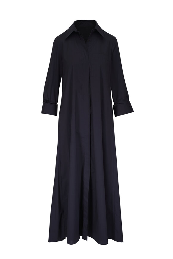 TWP Jennys Midnight Blue Collared Gown