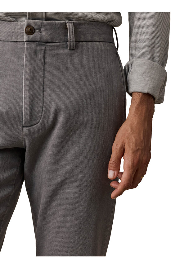 Faherty Brand Steel Gray Stretch Terry Pant - view 5