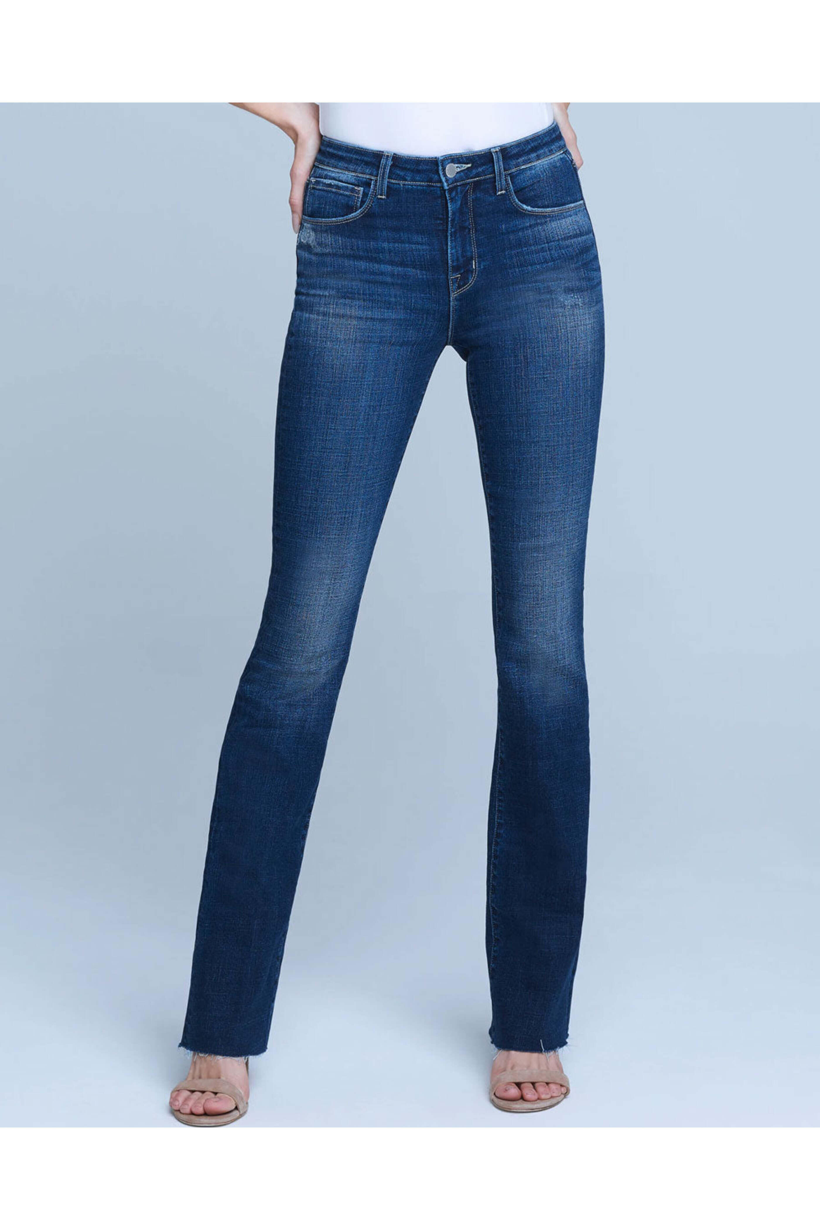 L'Agence - Ruth High Rise Straight Jean in Atwood