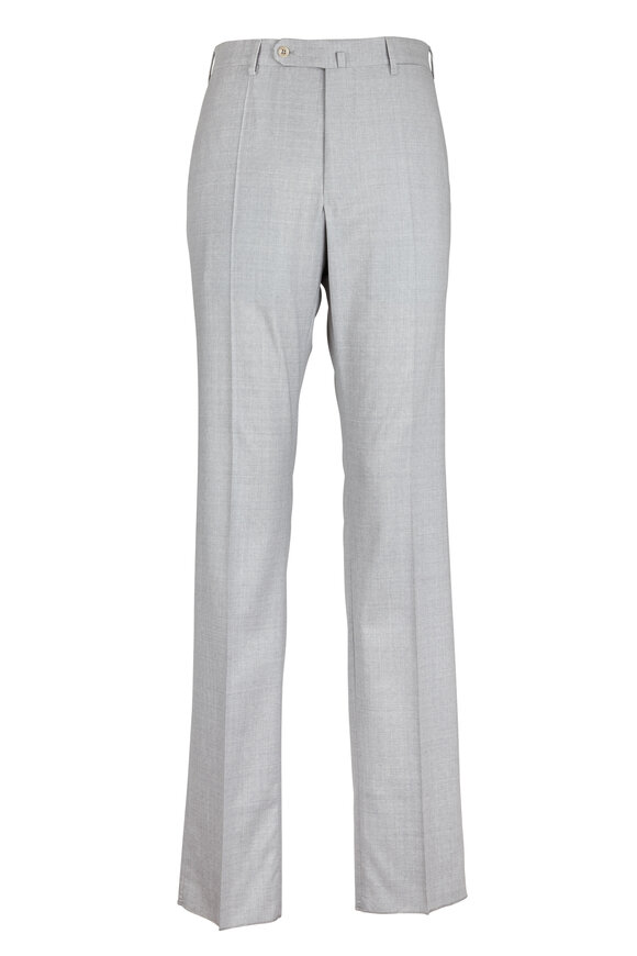 Incotex - Benson Light Gray Tropical Wool Pant