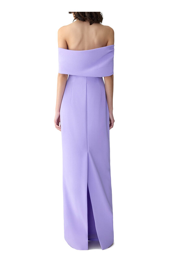 Carolina Herrera Sofia Violeta Off-The-Shoulder Gown - view 3