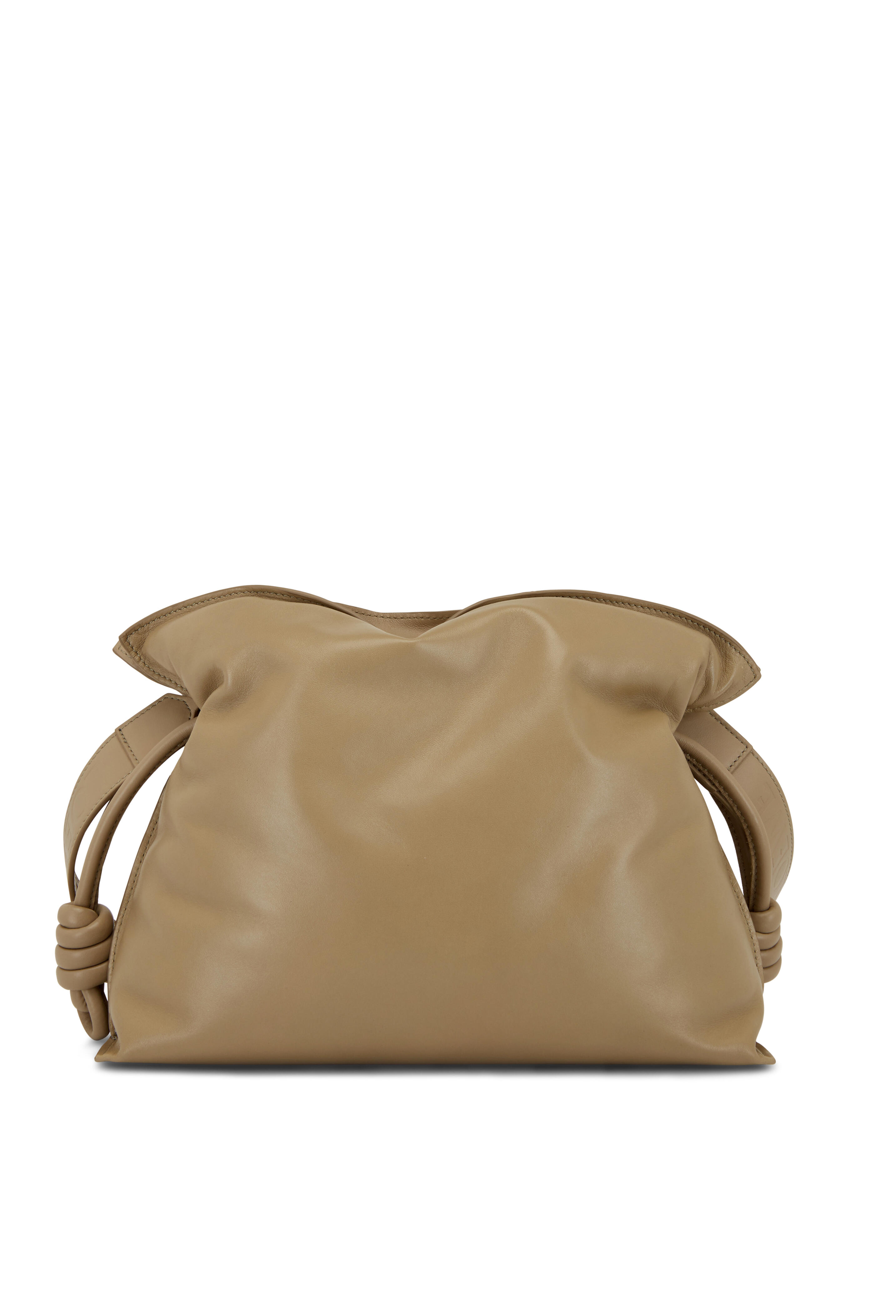 Loewe - Flamenco Clay Leather Puffer Clutch