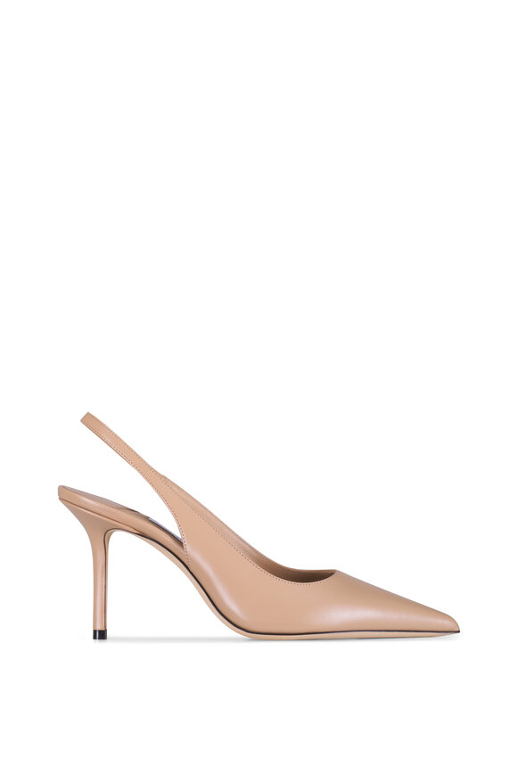 Jimmy Choo Love Chai Leather Slingback, 85mm - view 3