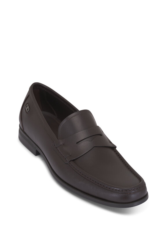 Salvatore Ferragamo Gancini Rolo Moc-Toe Block-Heel Loafers