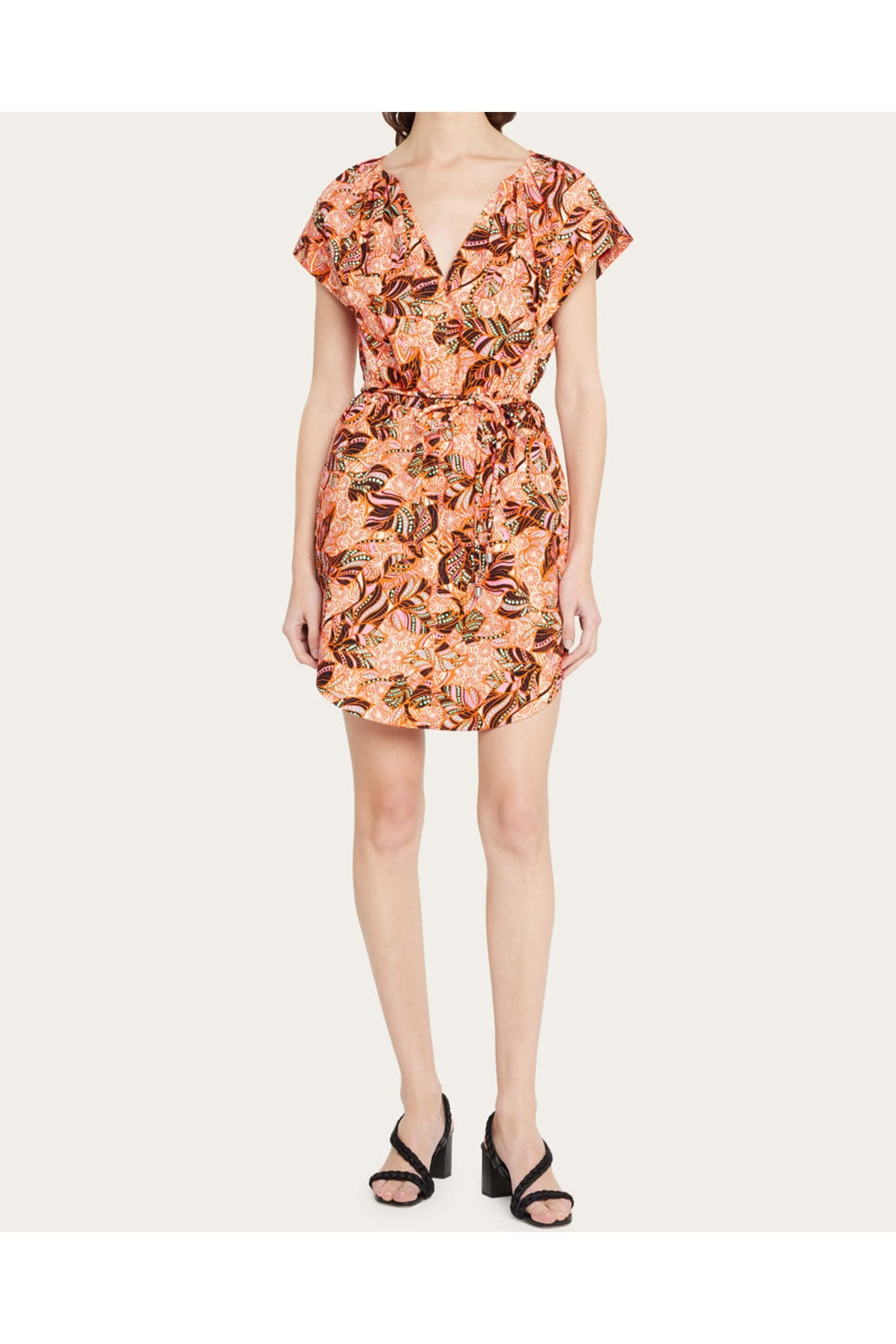 A.L.C. - Orange Rose Alice Dress