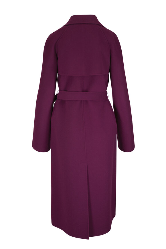 Michael Kors Collection Jennifer Double Faced Wool Trench Coat - view 2