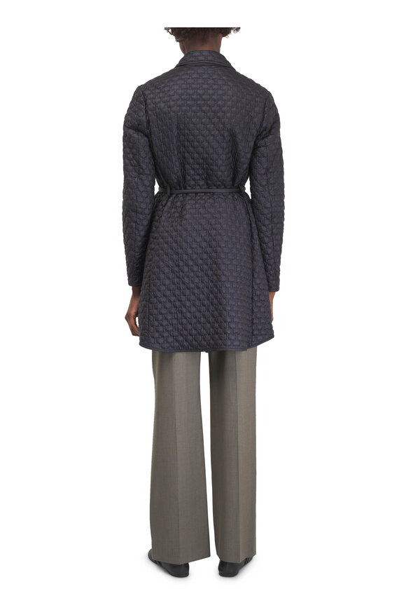 Loewe Khaki Green Wool Wide Leg Pant - view 3