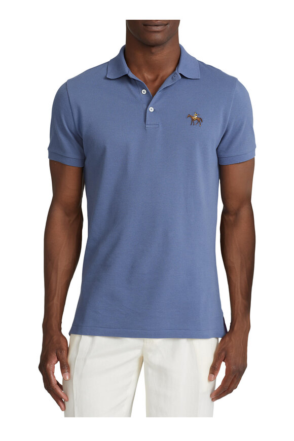 Ralph Lauren Purple Label - Blue Short Sleeve Polo