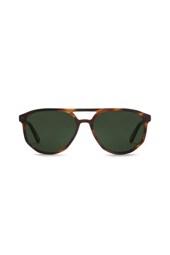 Krewe Brando Matte Hickory Polarized Sunglasses