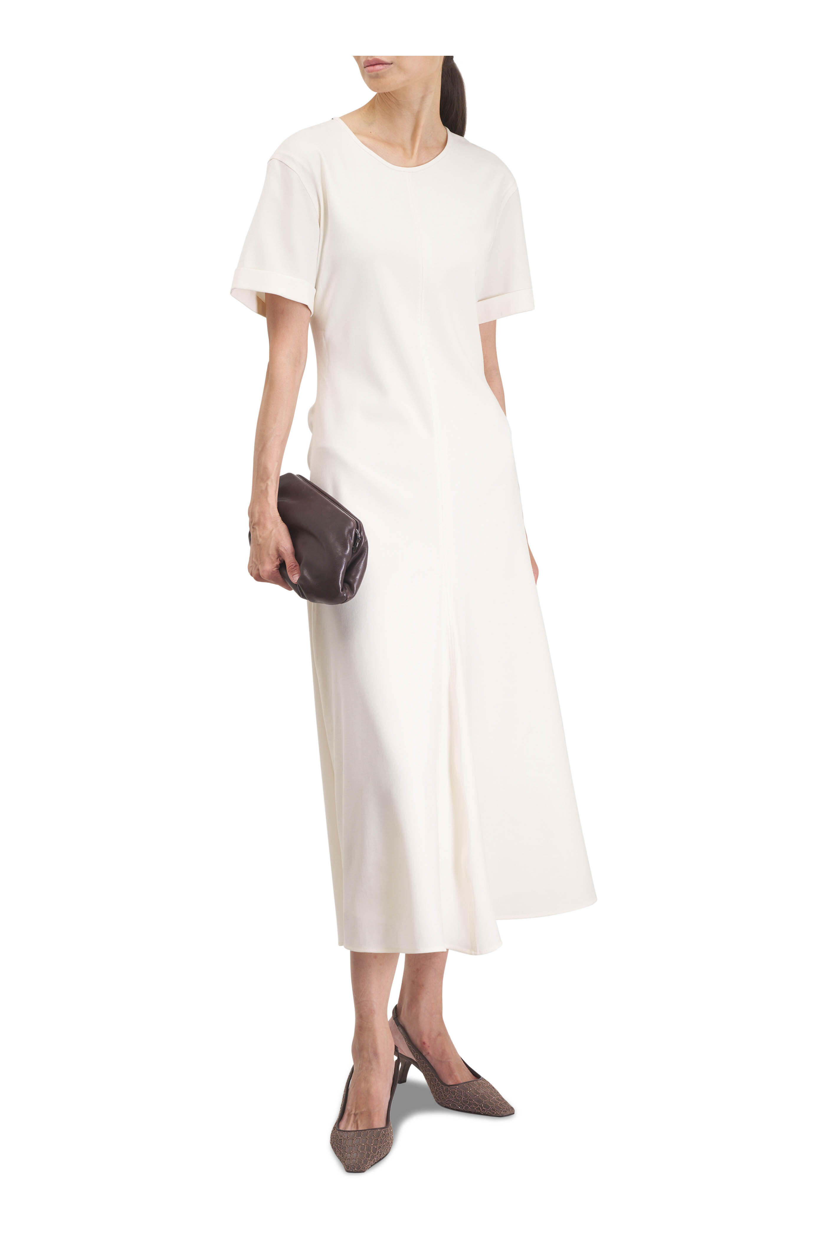 Brunello Cucinelli - Eclipse Rust Brown Nappa Leather Crossbody