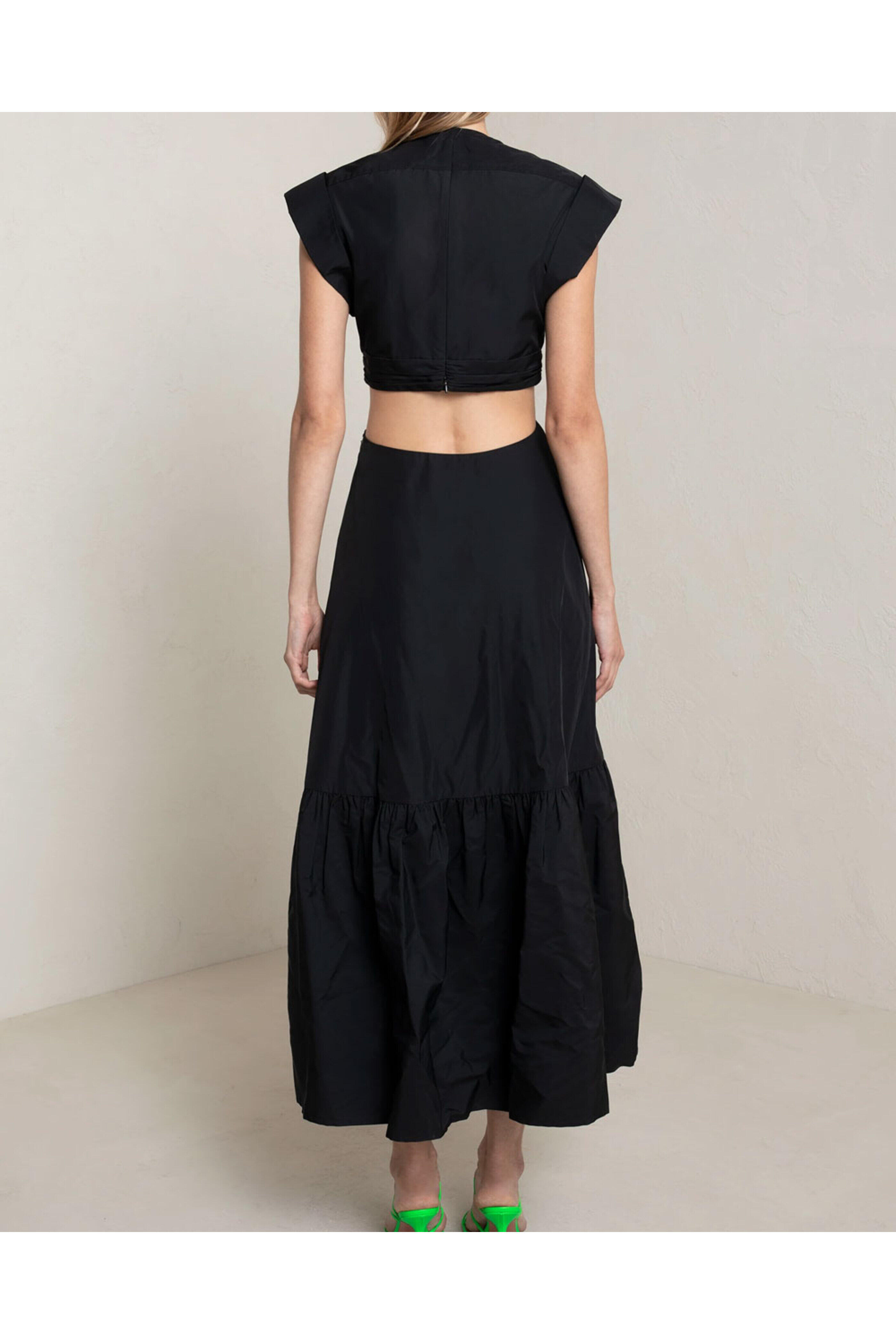 A.L.C. - Black Alexandria Cutout Maxi Dress