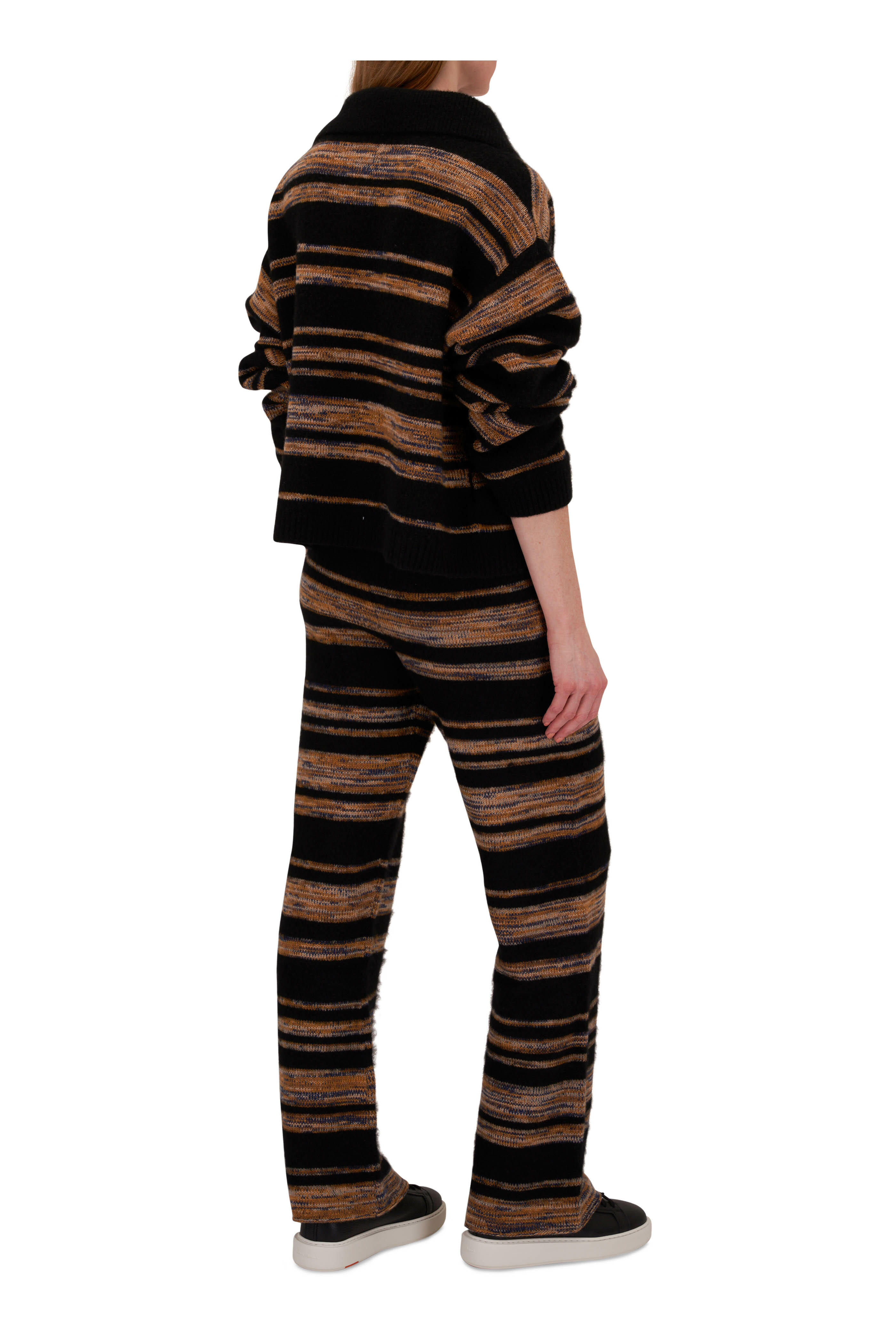 トップス The Elder Statesman CHASER CHCARDIGAN The Elder Statesman - Hot Pink Cashmere Knit Cropped Cardigan