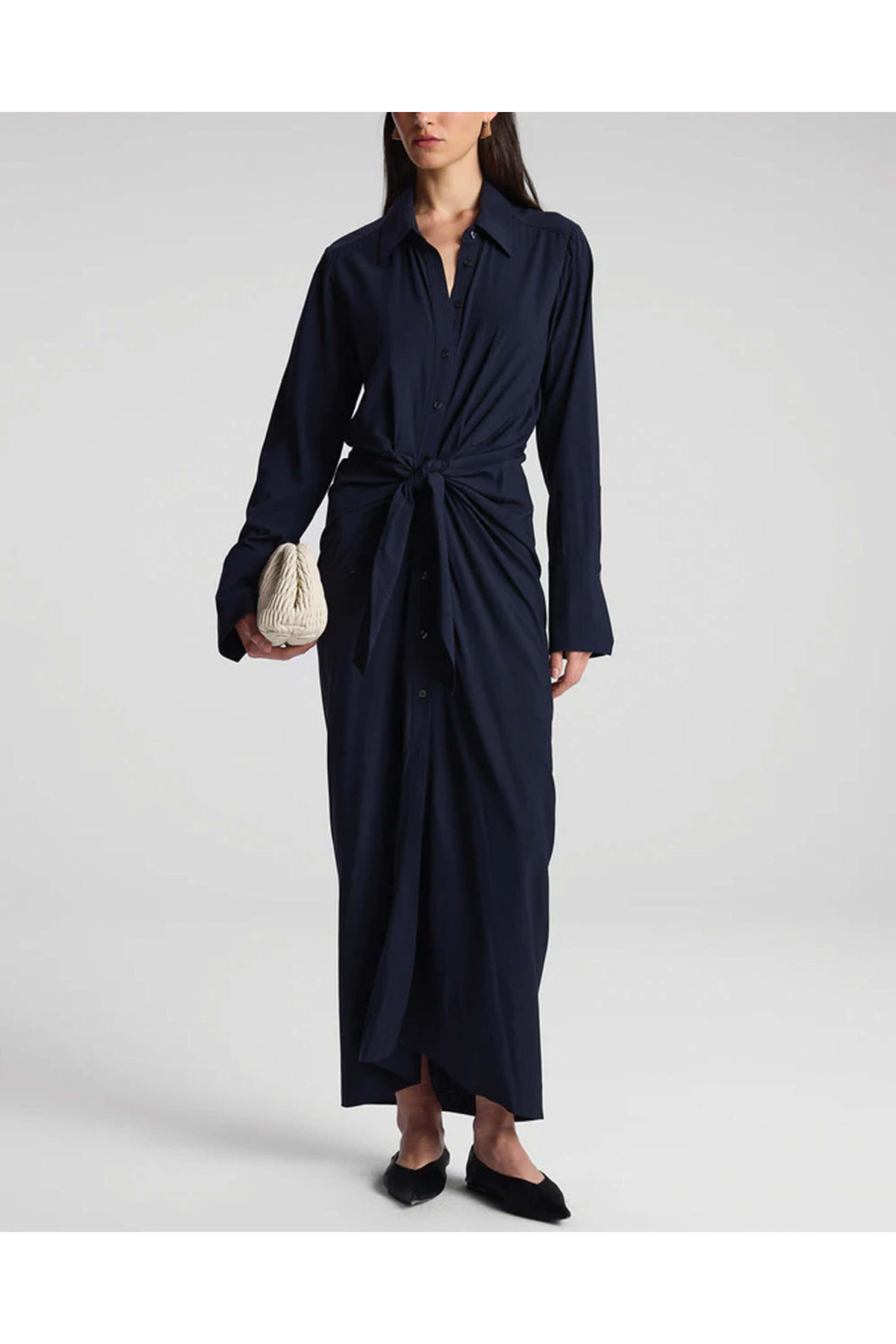 A.L.C. - Maritime Navy Mila Shirtdress