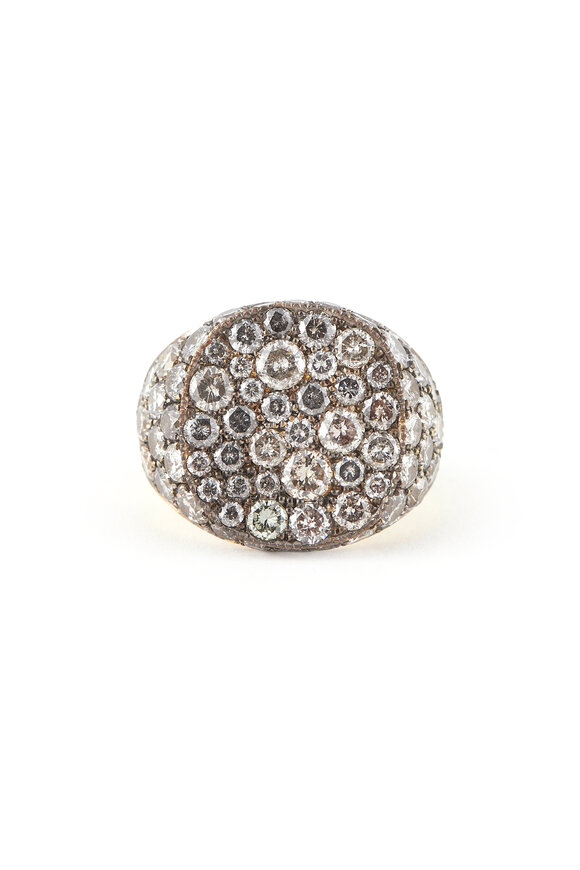 Sylva & Cie Gray Diamond Ghetto Chic Ring - view 1