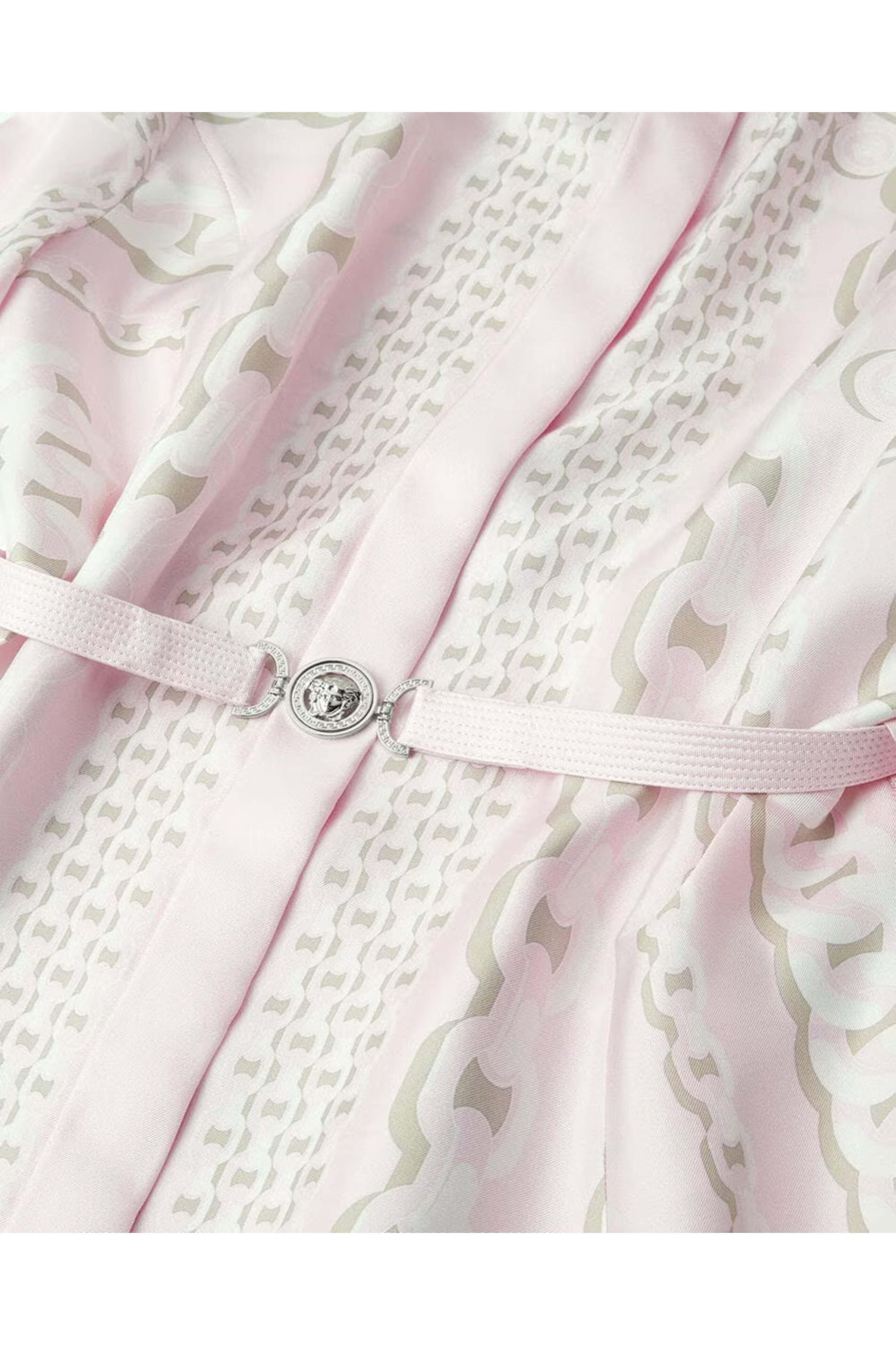 Versace - Pastel Pink Treasure Print Mini Dress